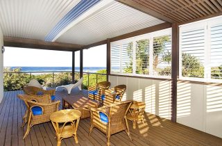 Roof Patio Cover with view