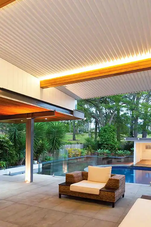 ARCPANEL for residential outdoor living area