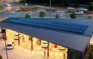 ARCPANEL insulated roof system on a commercial building